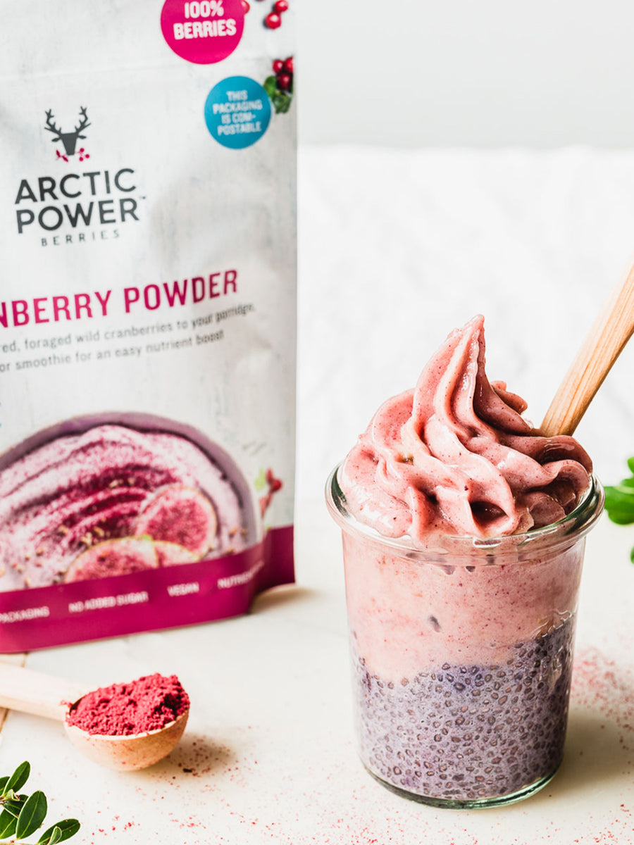 Cranberry nicecream