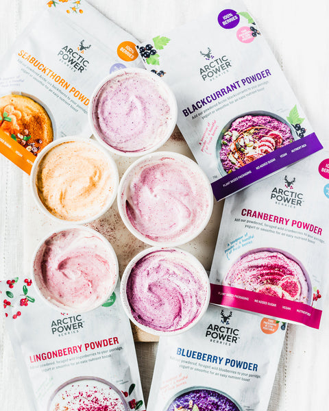 Berry yogurt without refined sugar