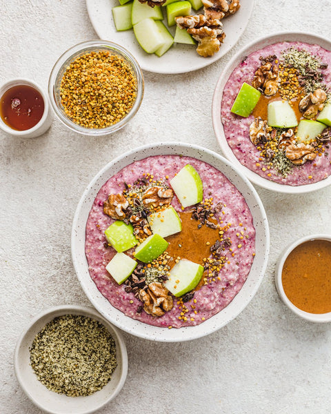 Blackcurrant porridge