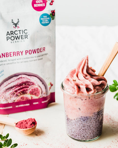 Cranberry nicecream