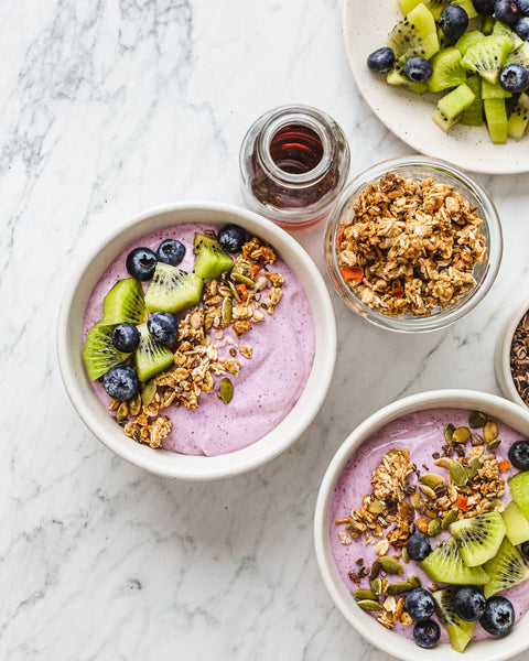 Wild blueberry yogurt