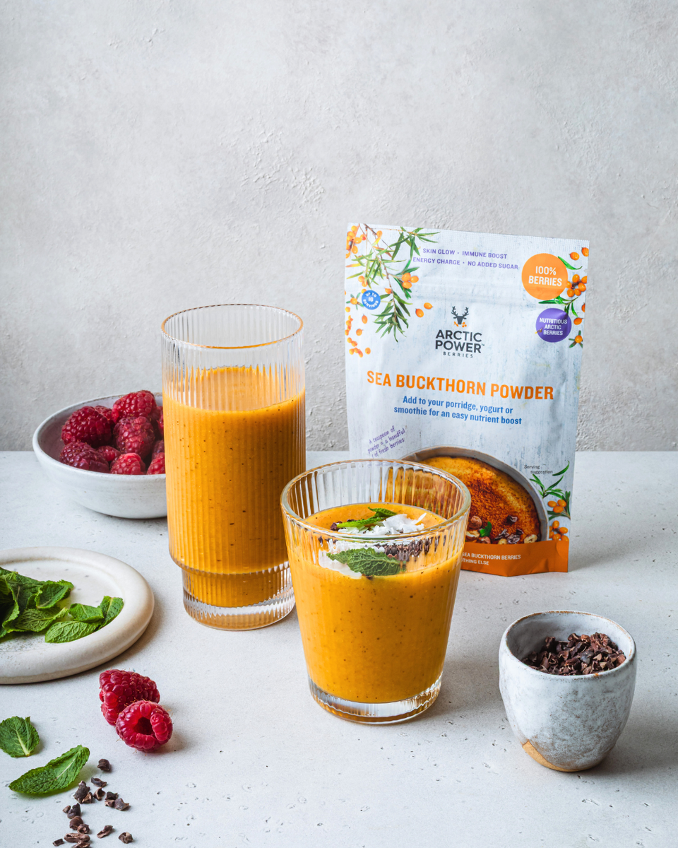 Refreshing Sea buckthorn smoothie